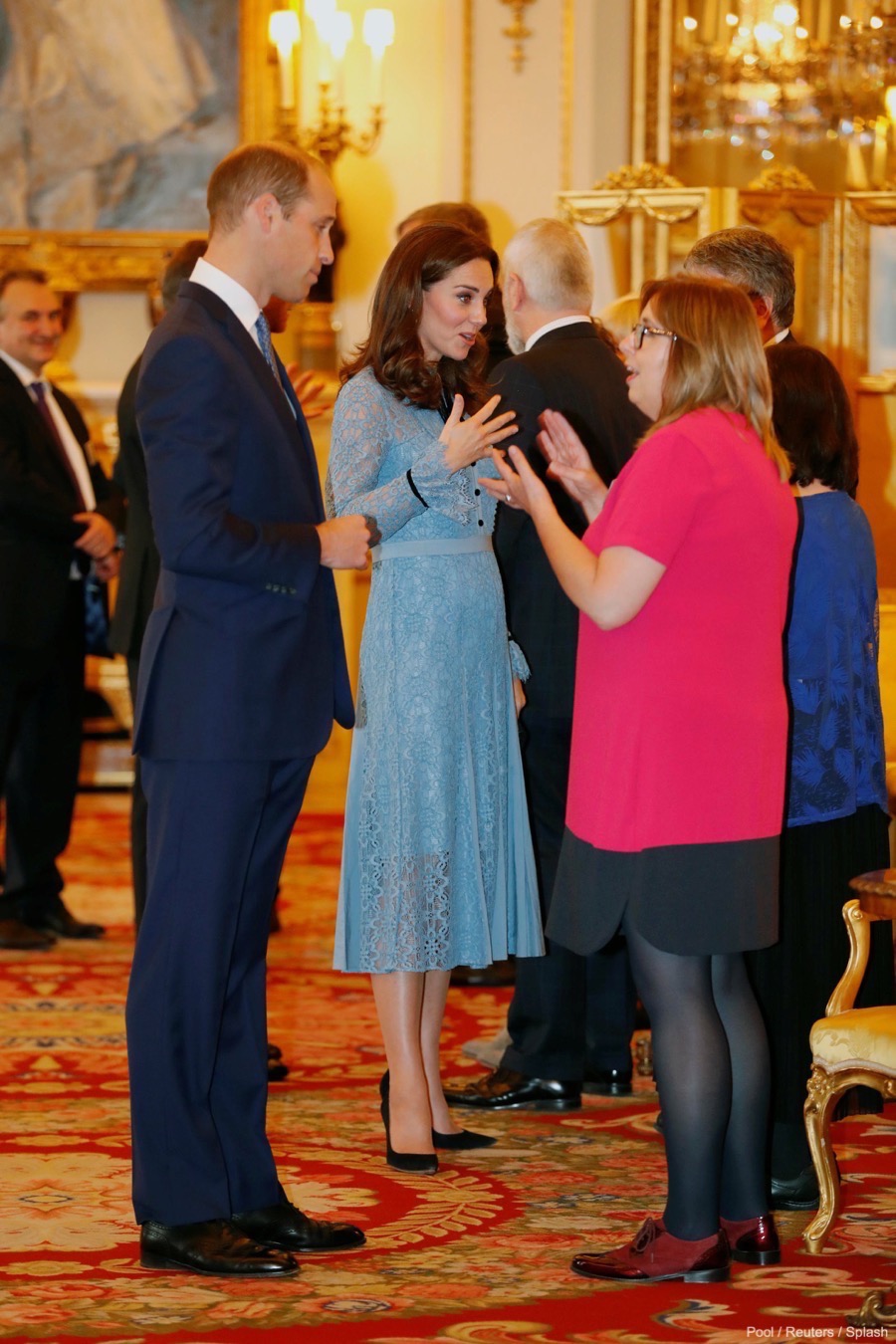 William and Kate at the mental health reception