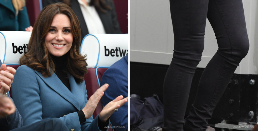 Kate Middleton's black turtleneck and jeans