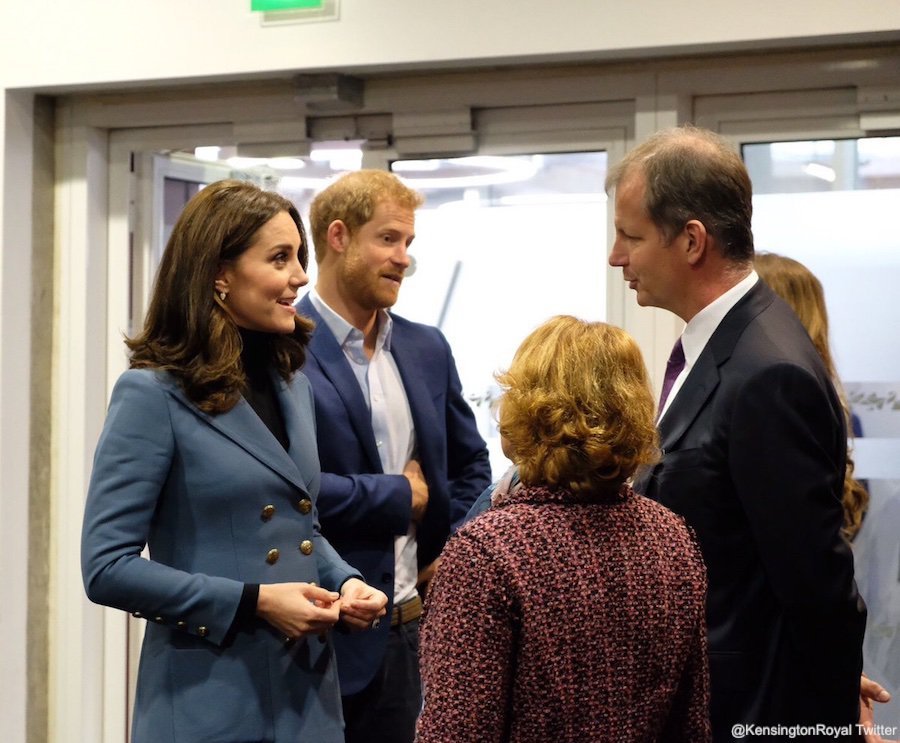 Kate Middleton Wears 90s Vintage Chanel Jacket In Bright Blue