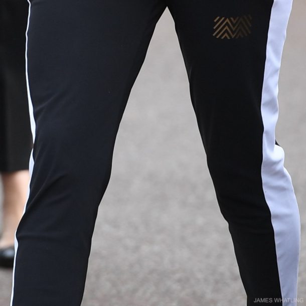 Kate Middleton's Monreal London Track Pants in Black and White