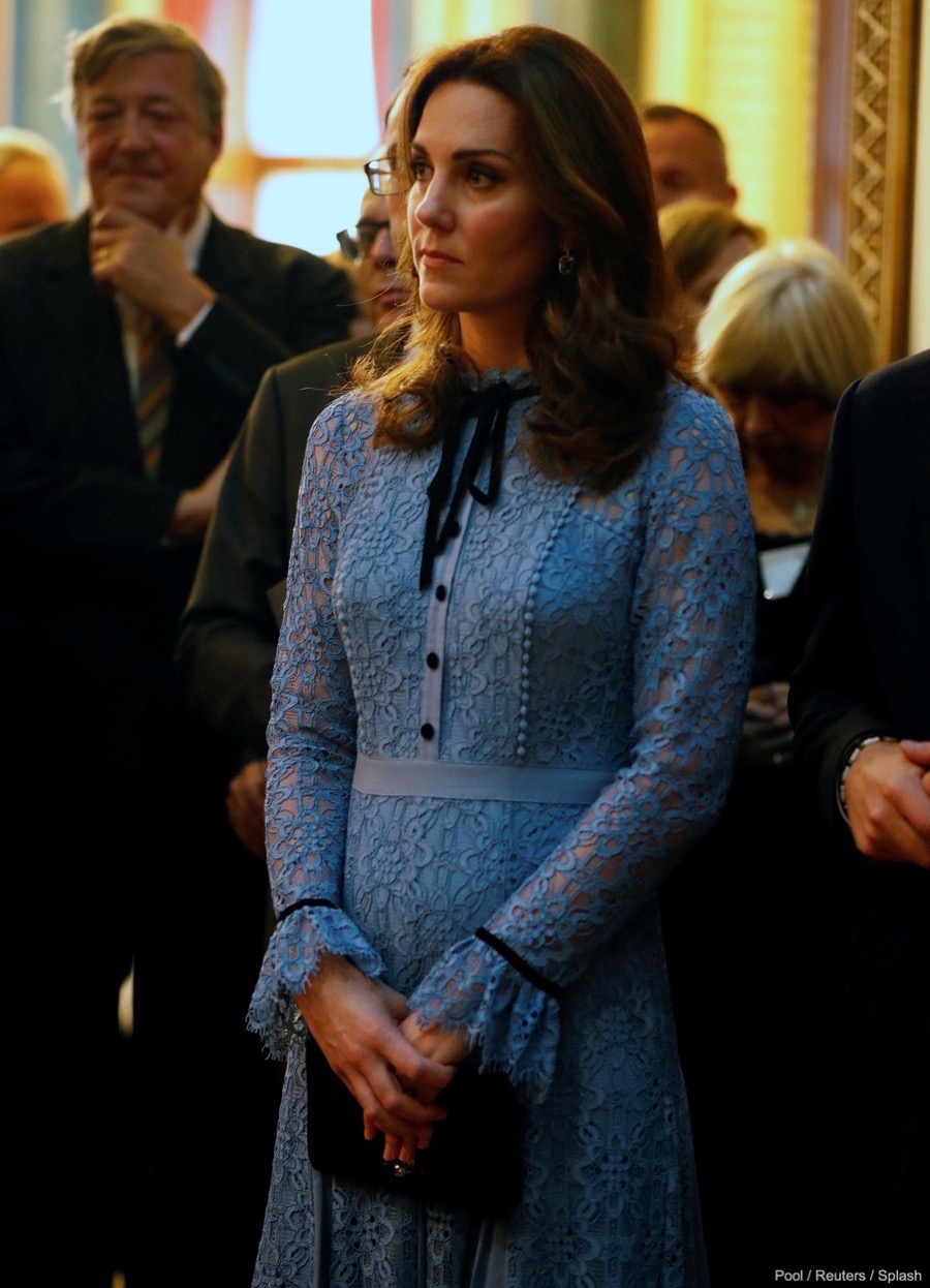 Pregnant Kate at the reception