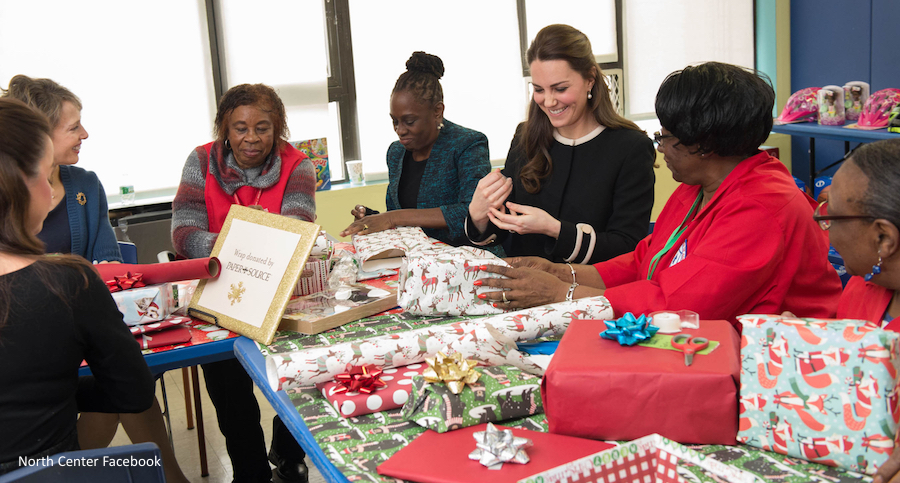 Duchess of Cambridge visits the Northside Center for Child Development New York.