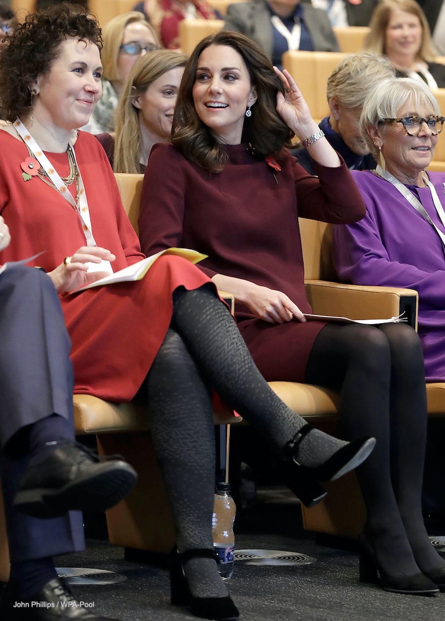 Kate Middleton sitting in the audience at the Place2Be School Leaders Forum