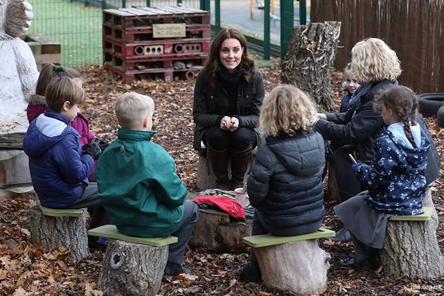 Her Royal Highness, The Duchess of Cambridge, visits a London school to mark the anniversary of the RHS Campaign for School Gardening