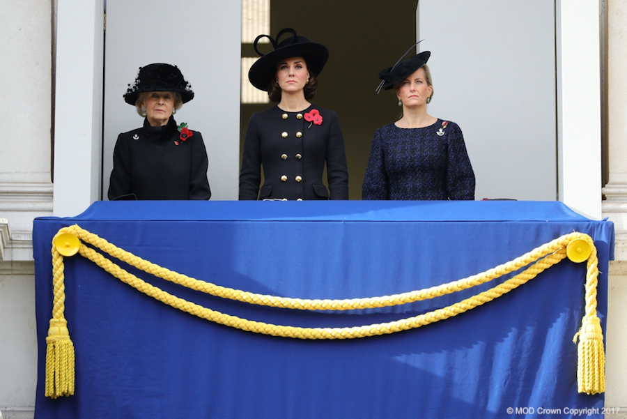 Kate Middleton at the 2017 Service of Remembrance