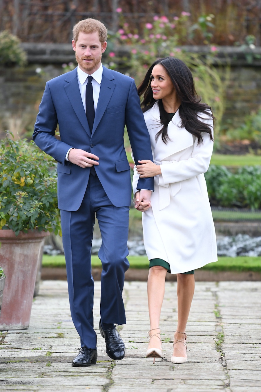 Meghan Markle's engagement annoucement outfit