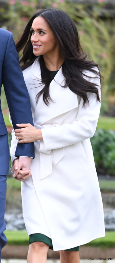 Photocall to mark the engagement of Prince Harry and Meghan Markle at The Sunken Garden, Kensington Palace, London, UK, on the 27th November 2017.