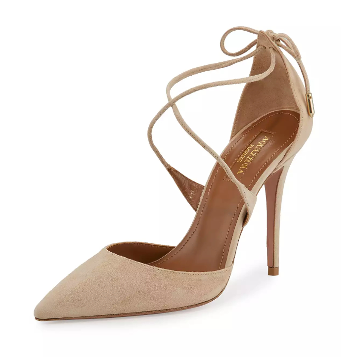 Meghan Markle's Aquazzura heels at the engagement photocall