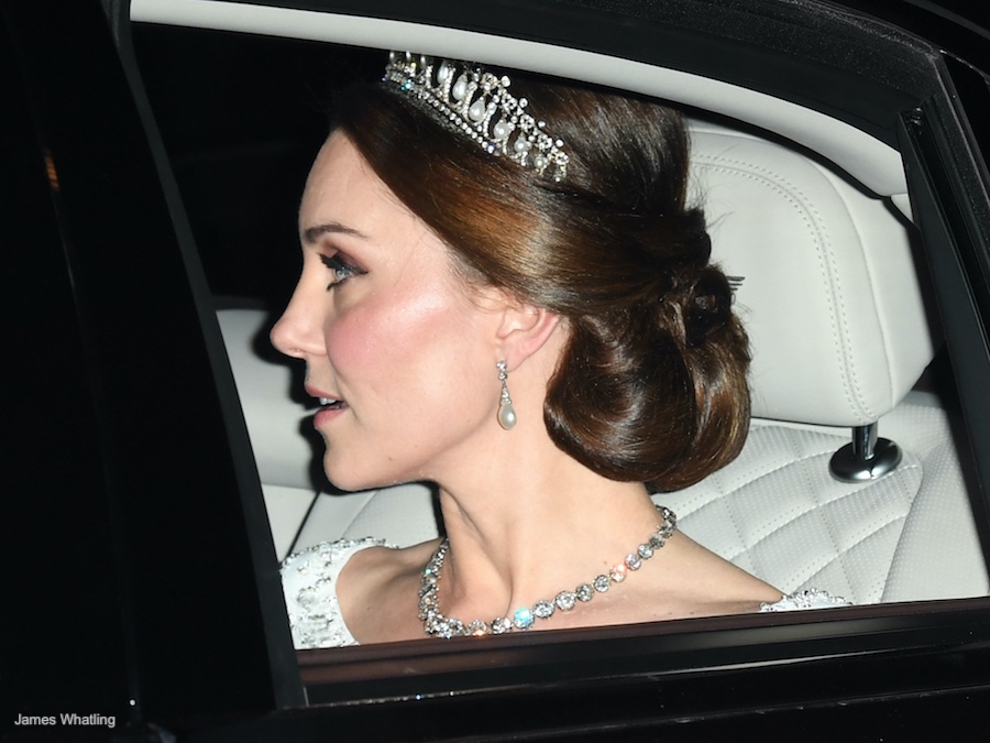 Kate Middleton Glitters at 2017 Diplomatic Reception