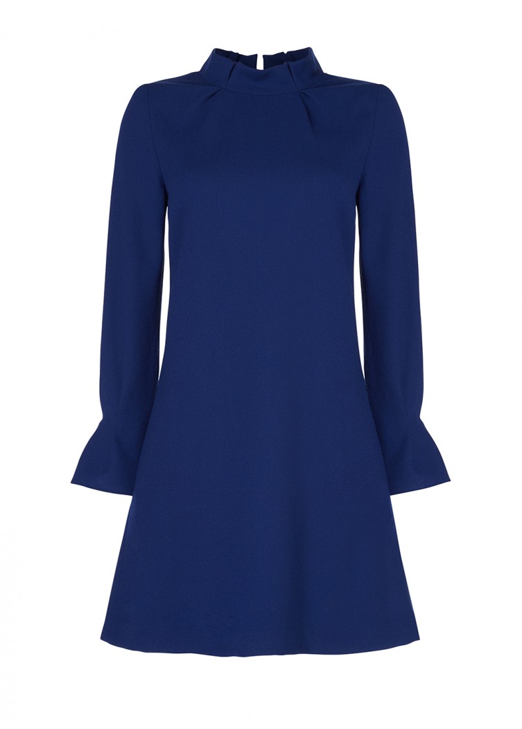Goat Elodie Tunic Dress in Blue