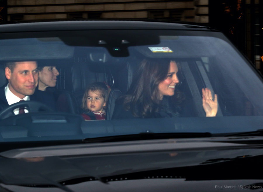 Kate Middleton at the Queen's pre-christmas luncheon at Buckingham Palace