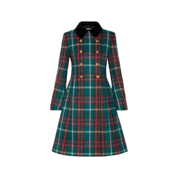 Miu Miu Tartan Coat