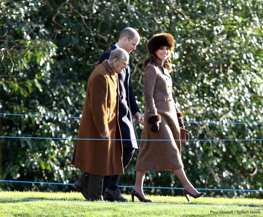 Kate in Moloh for Sunday morning service at St. Mary Magdalene Church, Sandringham 2018