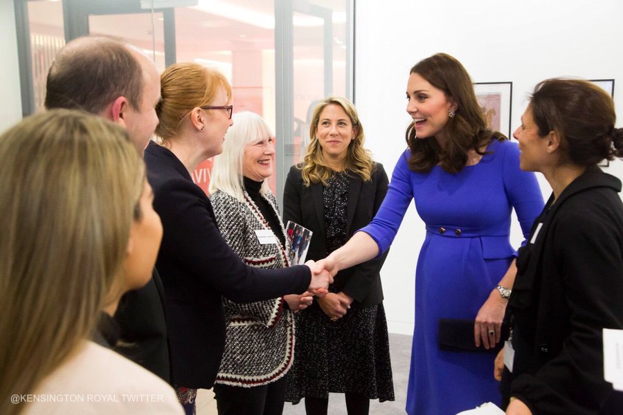 Kates blue dress from the Royal Foundation Forum