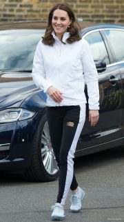 Kate Middleton visits Bond Primary School for tennis engagement