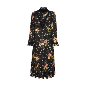 Kate Middleton's Orla Kiely x Leith l'Orla Margaret Dress in Black Flora