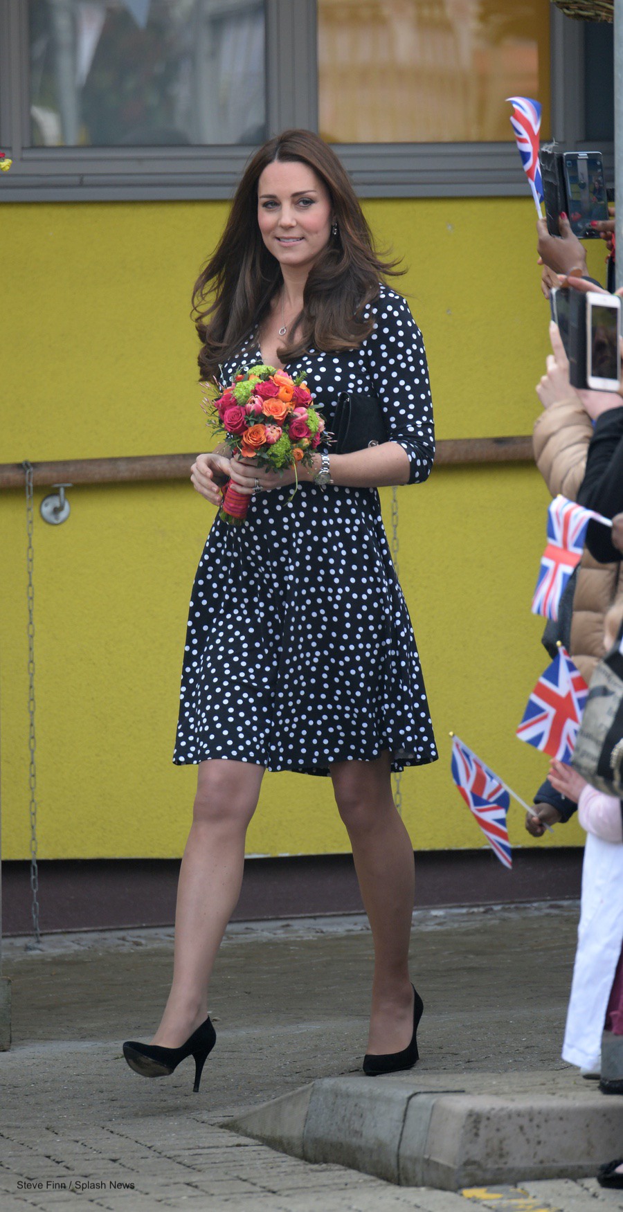 Kate Middleton wearing the Stuart Weitzman Power Pumps