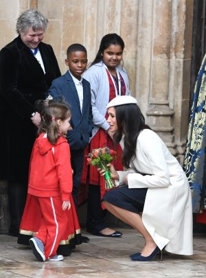 Kate wears Beulah coat for Commonwealth Celebration at Westminster Abbey.