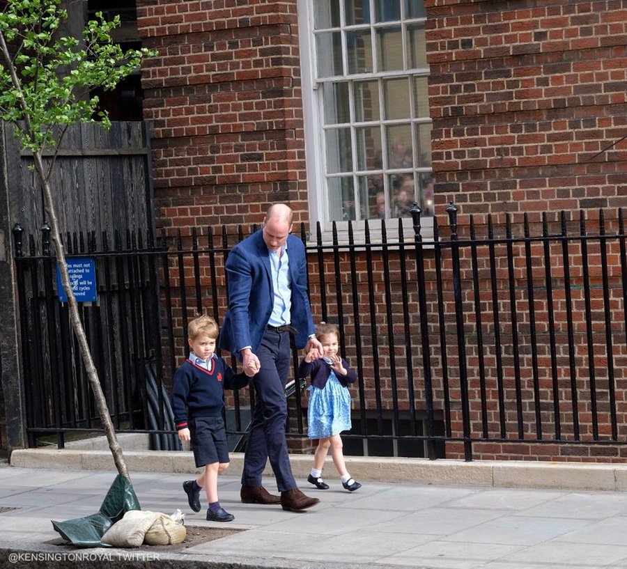 William, George and Charlotte