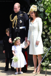 Kate Middleton wears Alexander McQueen to Meghan & Harry's wedding