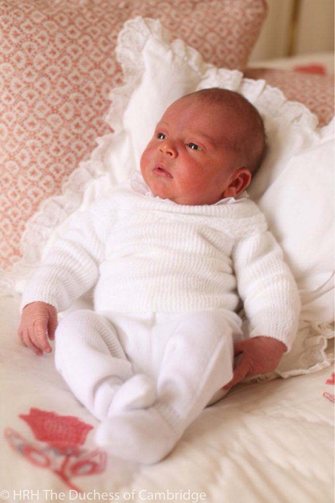Photograph of Prince Louis taken by HRH Duchess of Cambridge