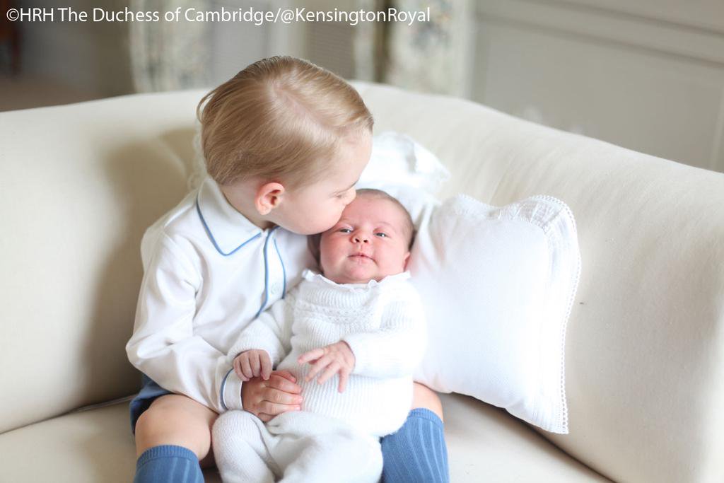 Princess Charlotte and Prince George