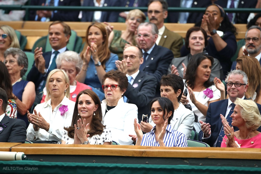 Meghan and Kate at Wimbledon