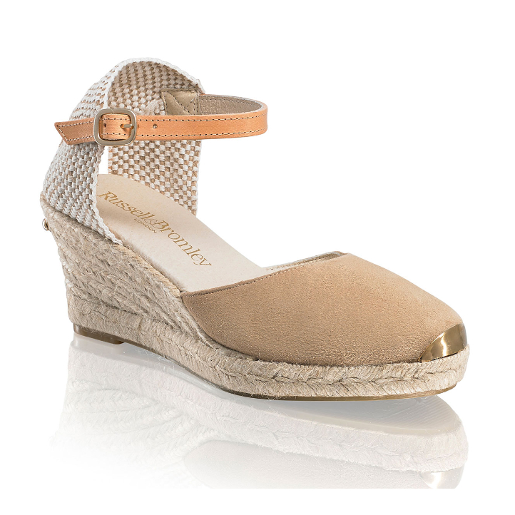 the Russell and Bromley Coco Nut wedges