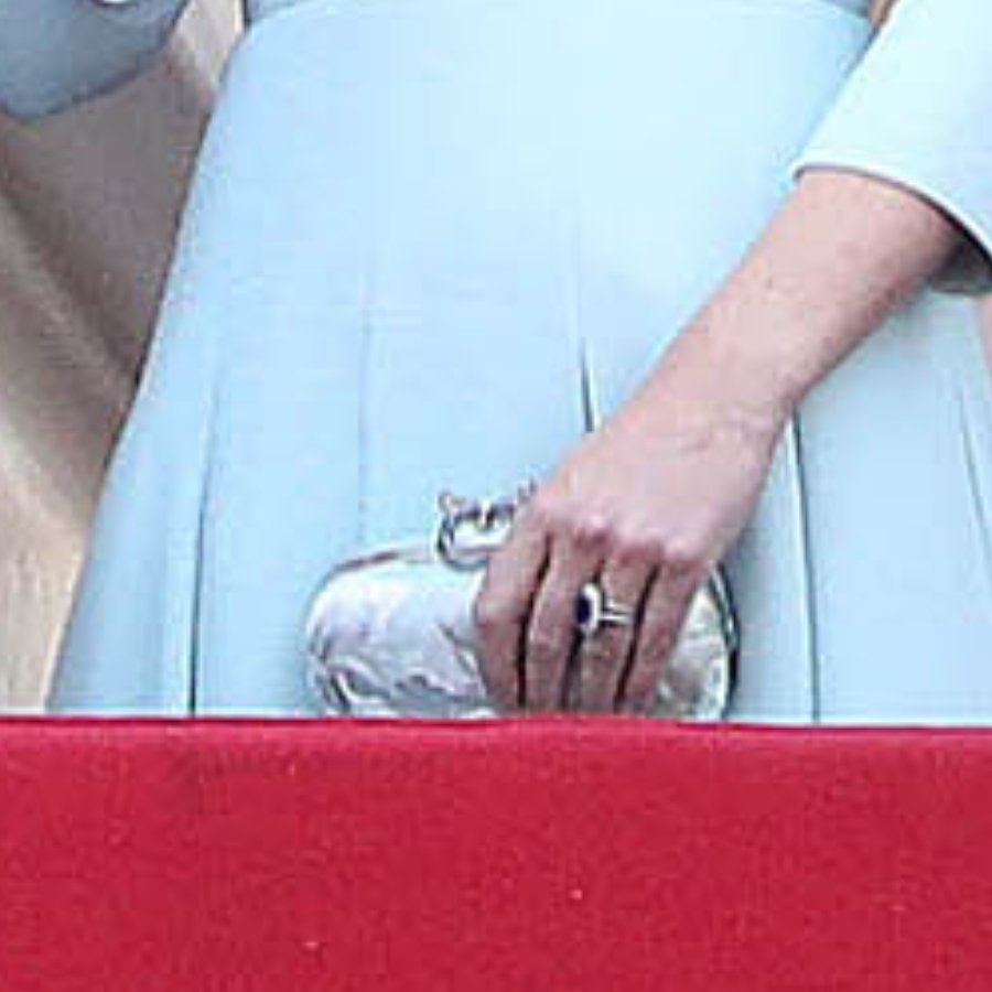 Kate Middleton's blue clutch at Trooping the Colour 2018