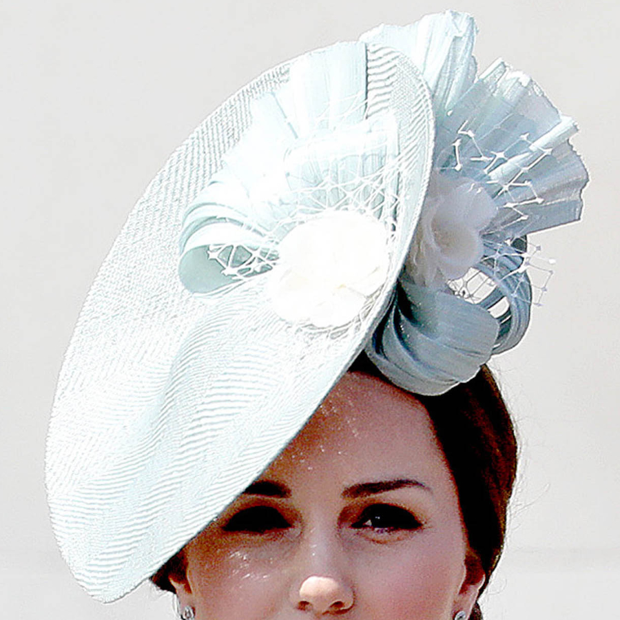 Kate Middleton's blue hat at Trooping the Colour 2018