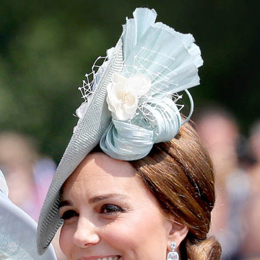 Kate Middleton's blue hat at Trooping the Colour 2018