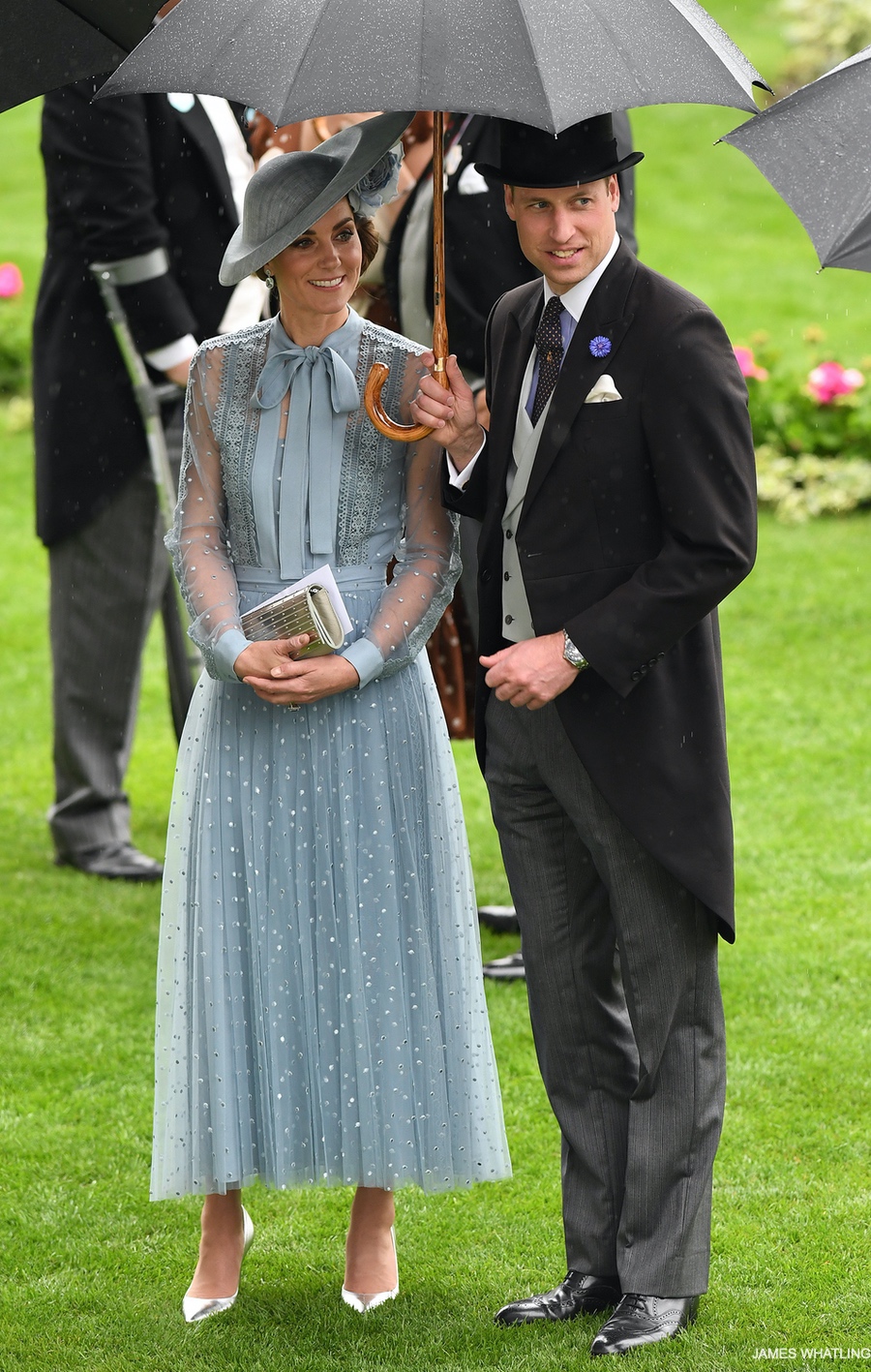 The Duke and Duchess of Cambridge together at Royal Ascot. 