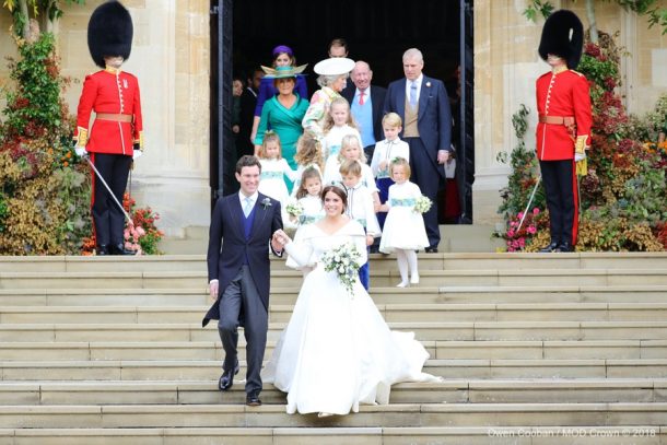 Kate Middleton looks pretty in pink at Princess Eugenie's wedding
