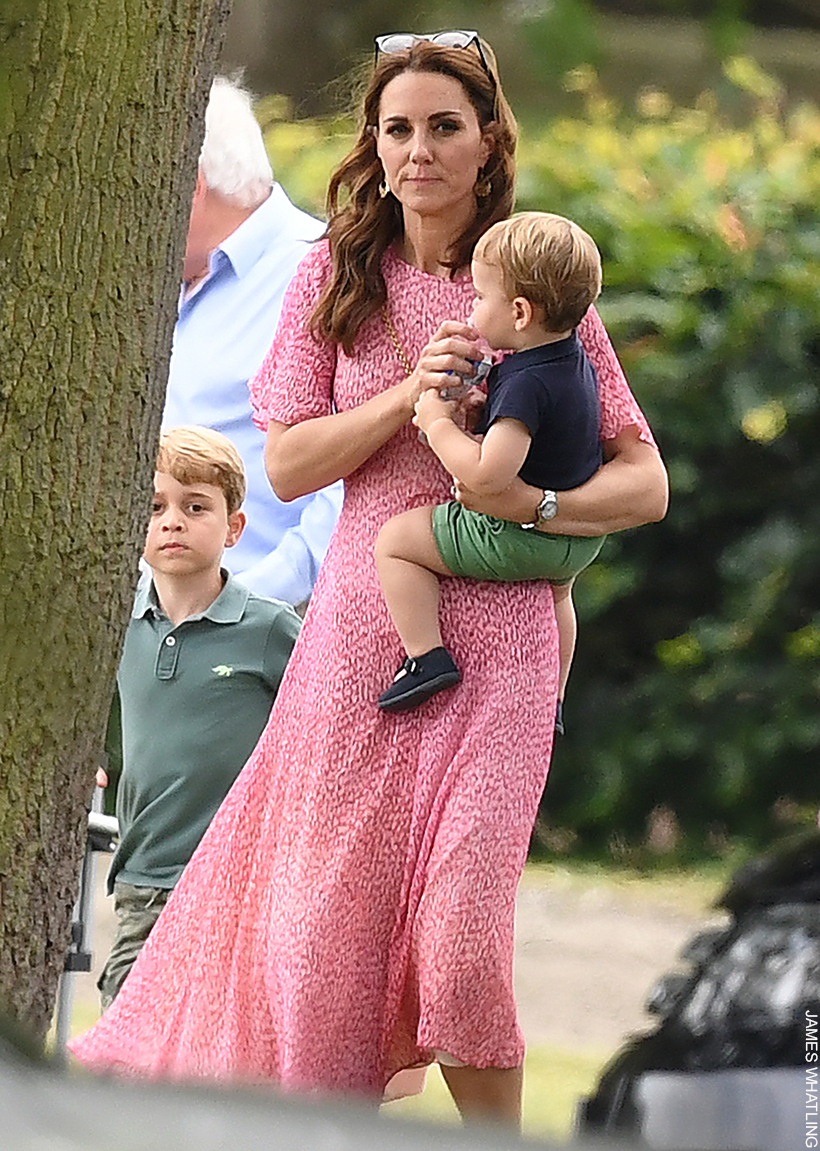 Kate Middleton in the pink LK Bennett Madison dress