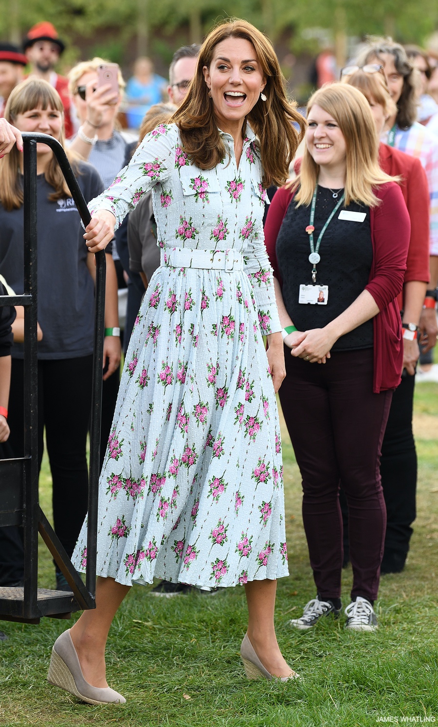 Kate looks fabulous in florals for the final instalment of her Back to Nature Garden project