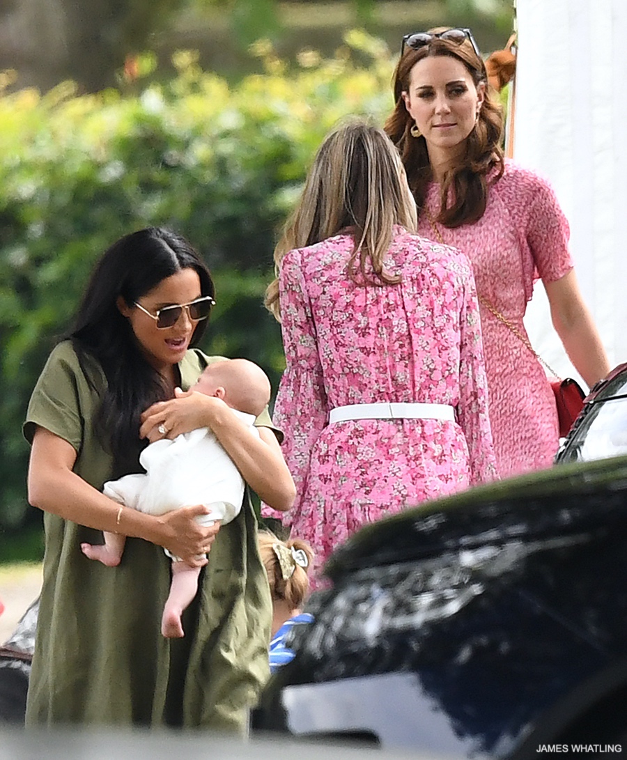 Kate Middleton with Meghan Markle at the charity polo match