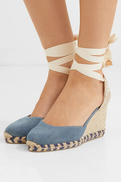 castaner pointed toe wedges