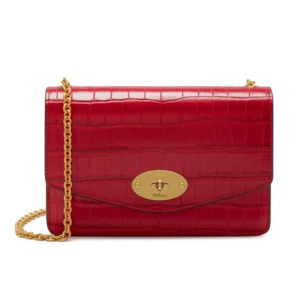 Kate Middleton carrying Mulberry Darley bag in red