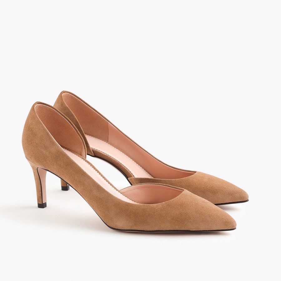 Middleton wearing the J.Crew Lucie / Colette Suede Pumps