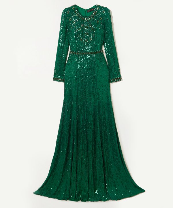 long green dress casual