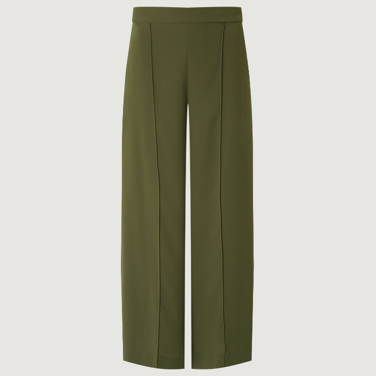 Kate Middleton's 'Puddle Pants' - Jigsaw Navy Wide Leg Trousers