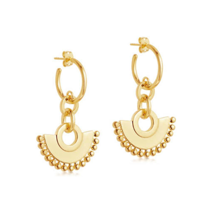 Missoma Zenyu chandelier hoop earrings, worn by Kate Middleton