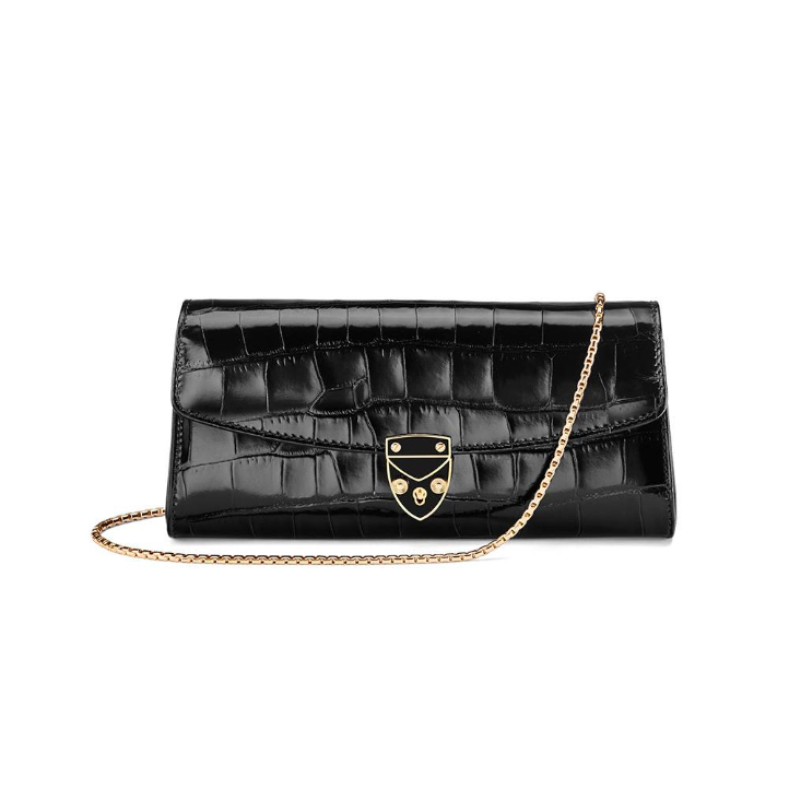 Aspinal of London x Beulah Blue Heart Clutch Bag