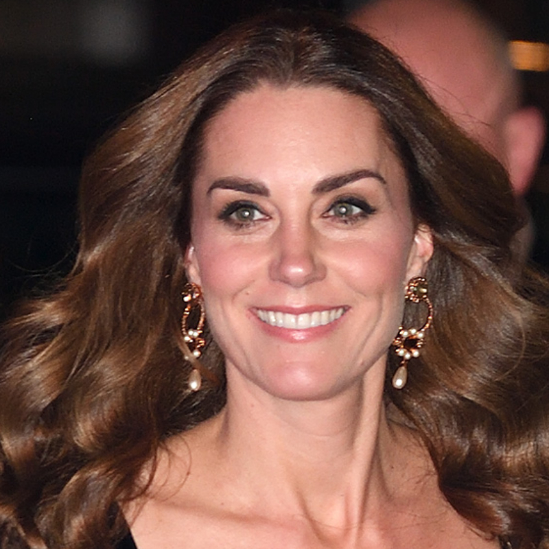 Kate Middleton's Erdem Floral Hoop Drop Earrings