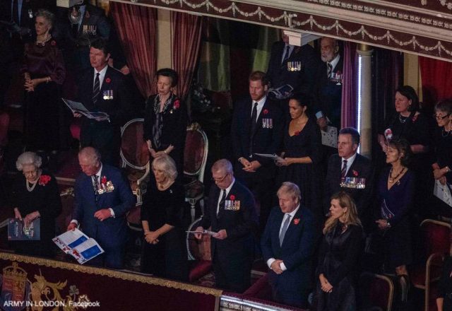 Kate in Alexander McQueen for the 2019 Festival of Remembrance