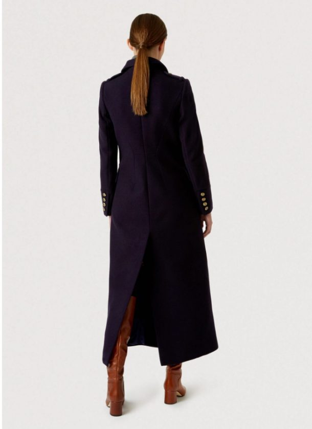 Kate Middleton's Hobbs London Bianca Maxi Coat in Navy Blue