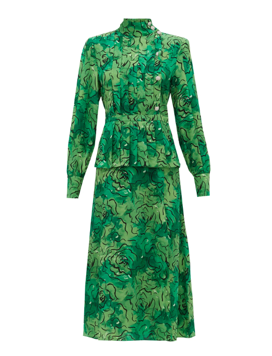 boden green katherine midi dress