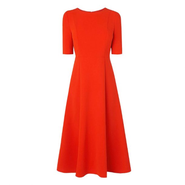 Kate Middleton wearing the red L.K. Bennett Cayla dress + where to buy