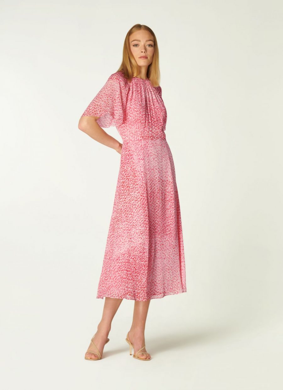 Lk bennett madison dress pink Clearance