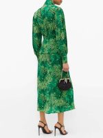 Kate Middleton's Alessandra Rich green rose-print dress